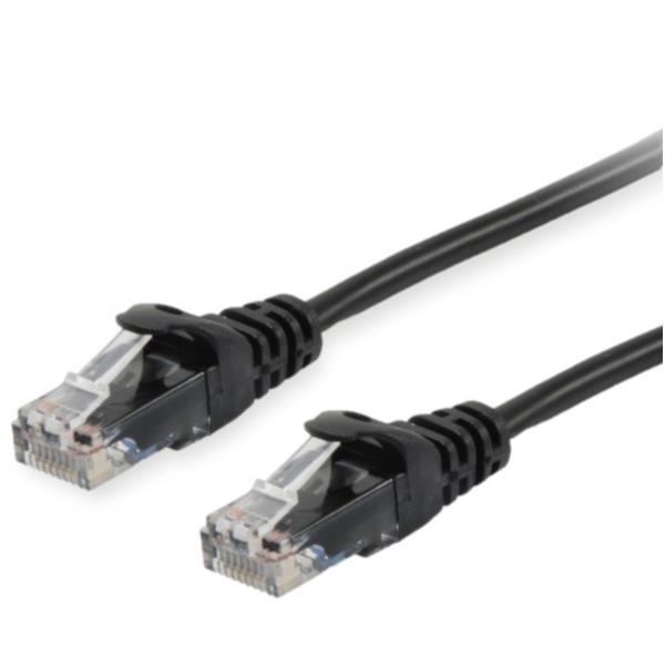EQUIP - CAVO PATCH U/UTP CAT.6A 500MHz LSZH/LSOH, 4x2 AWG 26/7, NERO - 3.0 metri 3