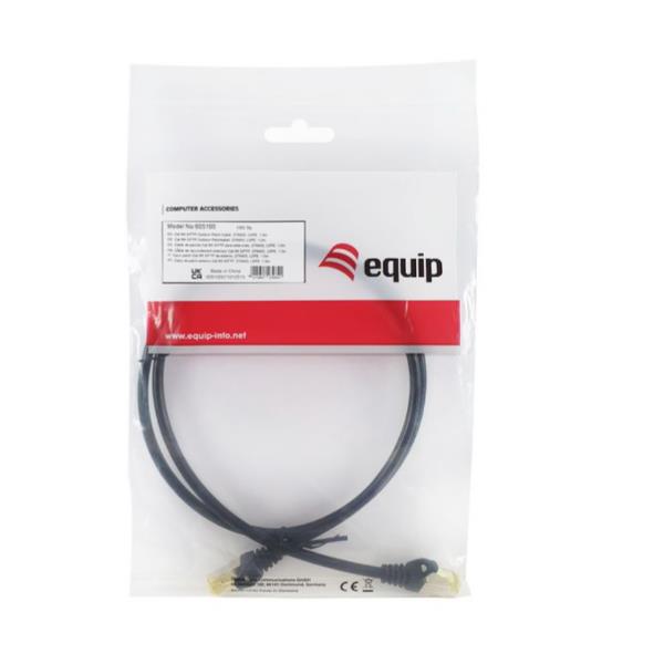 EQUIP - Cavo patch Cat.6A S/FTP, Guaina LDPE per uso esterno, nero - 2.0m 5