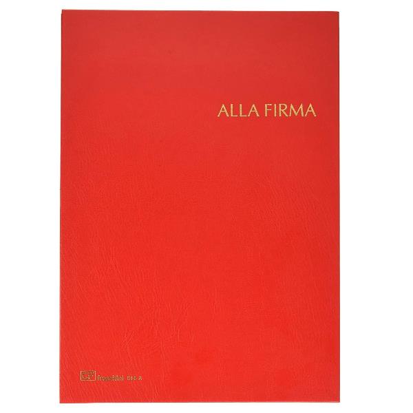 LIBRO FIRMA Interno a 14 intercalari ROSSO 2