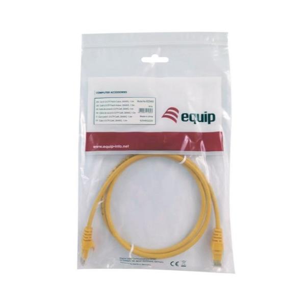 EQUIP - CAVO PATCH U/UTP CAT.6 250MHz GIALLO 1.0 metro 4