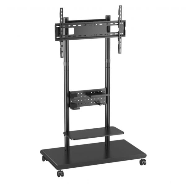 EQUIP - CARRELLO MOBILE per TV da 50"-90" CON RIPIANO FORATO 2