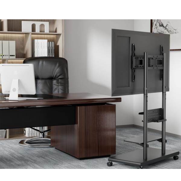 EQUIP - CARRELLO MOBILE per TV da 50"-90" CON RIPIANO FORATO 4