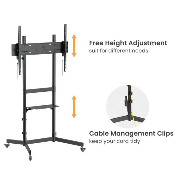 EQUIP - CARRELLO TV 55"-100" ECONOMICO 3