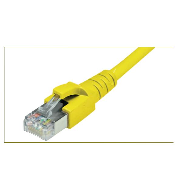 DATWYLER Patch S/FTP Cat.6A LSHF Giallo 3 Metri