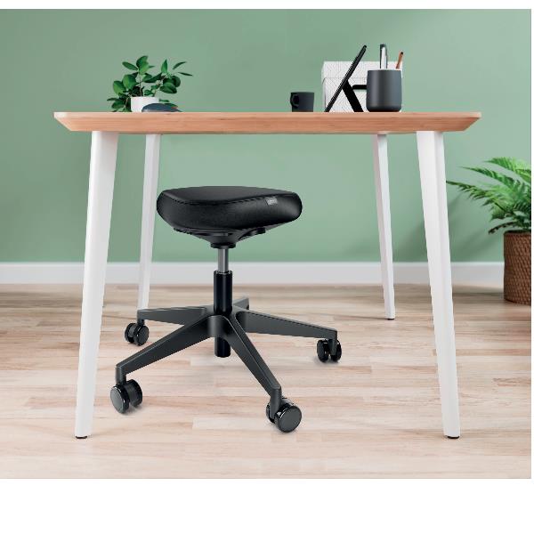 Leitz Ergo Sgabello con Ruote e Seduta Comfort 7