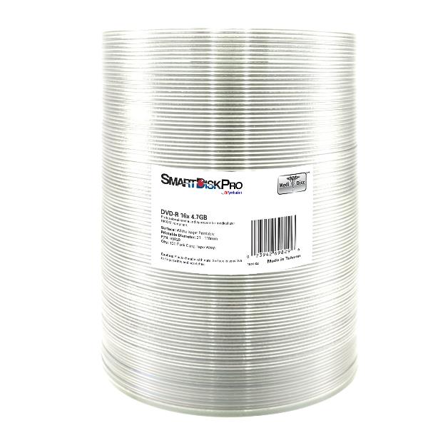 VERBATIM DVD-R Inkjet white Medicale Pro smartdisk 100dvd