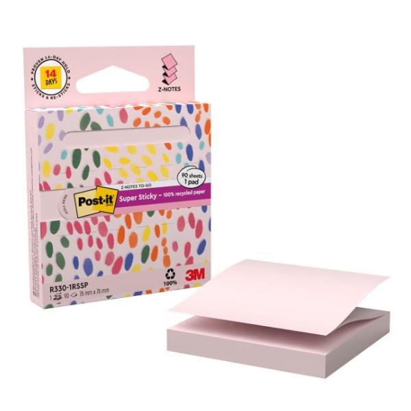 POST IT Post-it® Super Sticky Z-Notes-To-Go