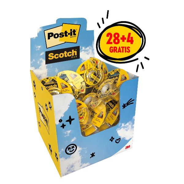 SCOTCH NASTRO BIADESIVO SCOTCH® - 12.7mm x 6.3mt