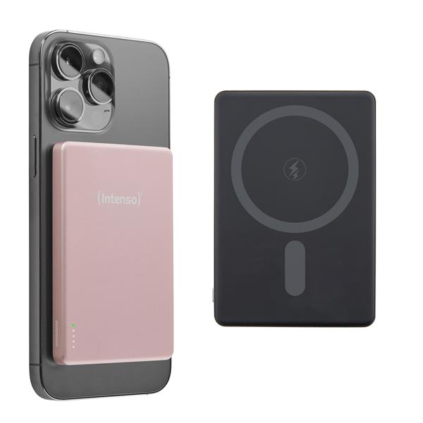INTENSO POWER BANK MAG SAFE Intenso MW 5000 mAh Ricarica Wireless Pink