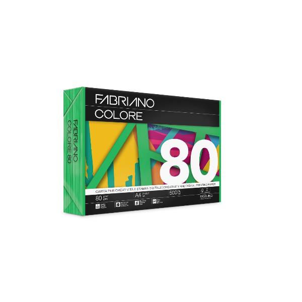 FABRIANO FABRIANO COLORE VERDE - A4 80g 500 fogli