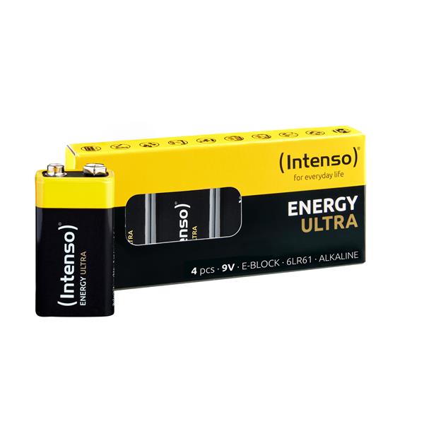 BATTERIA 6LR61 E-BLOCK 4 PEZZI 4