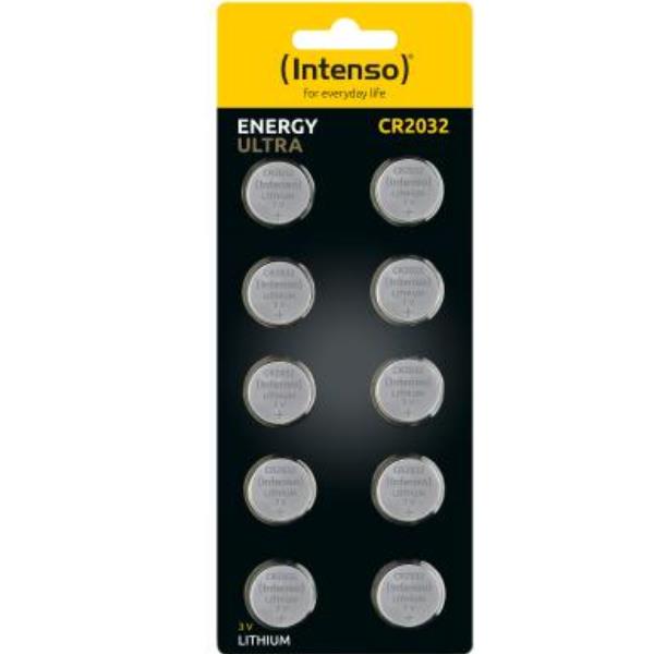 INTENSO Pile al litio CR2032 BLISTER 10 pile