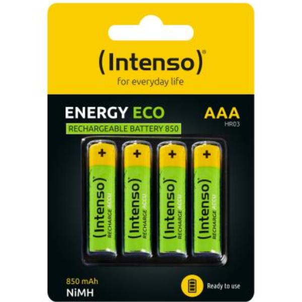 INTENSO MiniStilo AAA - Ricaricabile - HR03 - 1000mah - Blister 4 pile