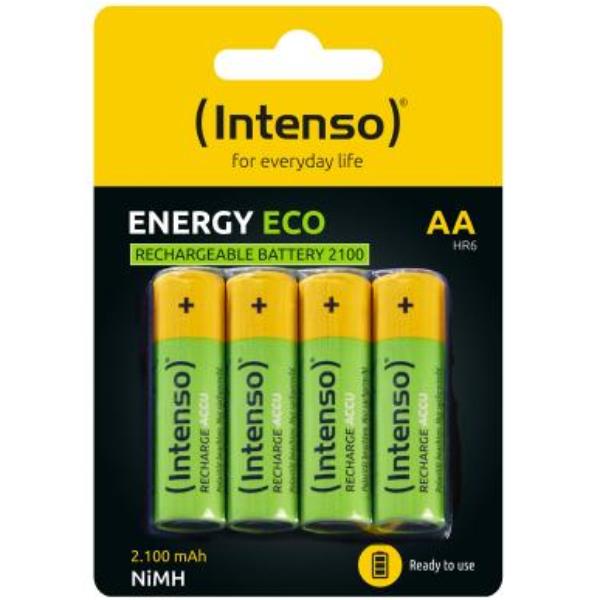 INTENSO Stilo AA - Ricaricabile - HR6 - 2100mah - Blister 4 pile