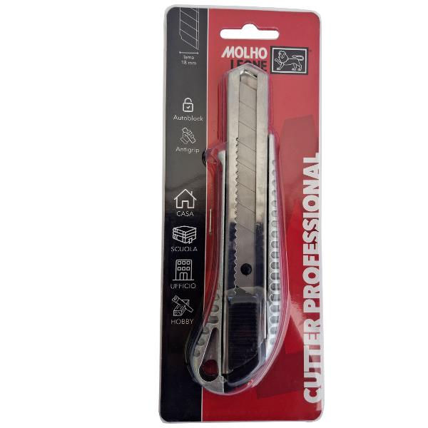 MOLHO LEONE Cutter in alluminio lama 18mm
