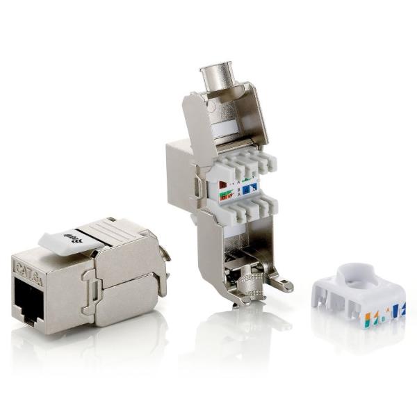 EQUIP EQUIP - PRESA PREMIUM CAT.6A KEYSTONE SCHERMATA Toolfree LSA, 8pz/confez.