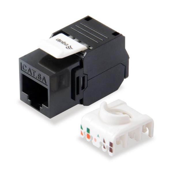 EQUIP EQUIP - PRESA KEYSTONE NON SCHERMATA CAT.6a Toolfree, LSA, 8pz/confez.