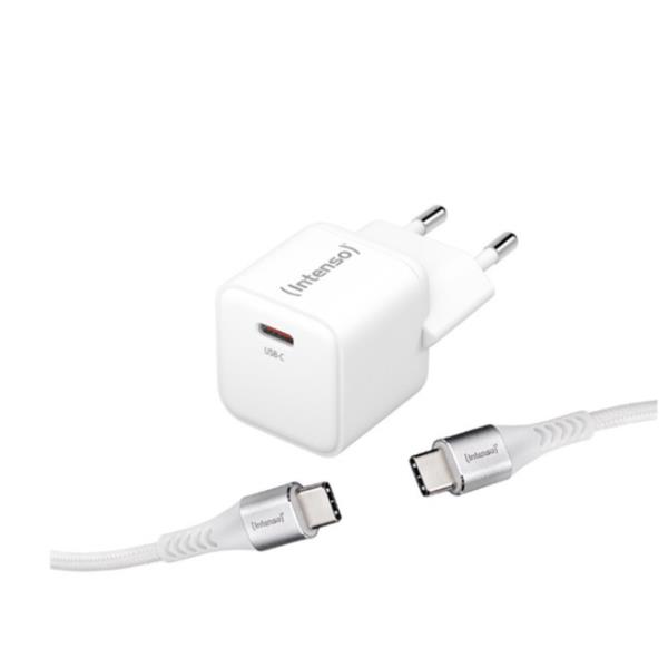 INTENSO Adattatore di alimentazione W30C GaN + cavo C315C