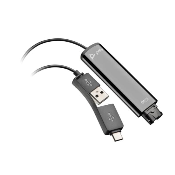 Poly Hp Adattatore da USB-A/C a Quick Disconnect DA75