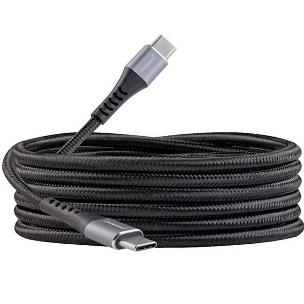 INTENSO Intenso Cavo USB-C Spina USB-C®, Spina USB-C® 1.5 m Nero altamente flessibile