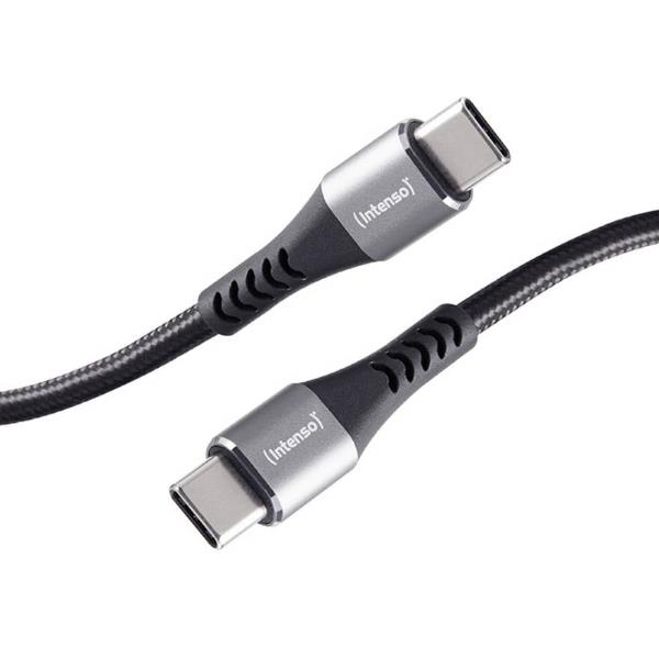 INTENSO Intenso Cavo USB-C Spina USB-A,1.5 m Nero altamente flessibile