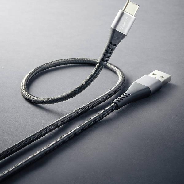 Intenso Cavo USB-C Spina USB-A,1.5 m Nero altamente flessibile 2
