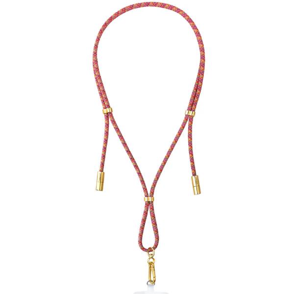 INTENSO Cordino di ricarica USB-C e portacellulare 2 in 1 Neon Mix