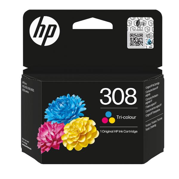 CONSUMABILI HP Cartuccia di inchiostro in tricromia originale HP 308