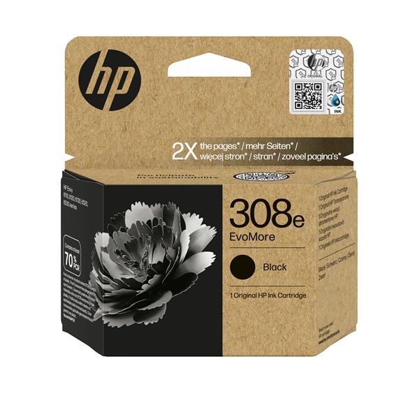 CONSUMABILI HP Cartuccia di inchiostro nero originale HP EvoMore 308e