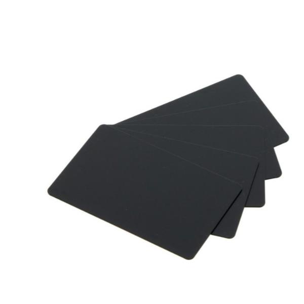 CARD,FOOD SAFE PVC,30 MIL,BLACK/BLACK,GLOSSY (500 BOX) 2