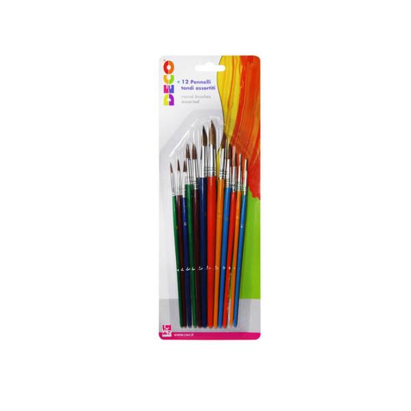 PENNELLI TONDI ASSORTITI - BLISTER 12 PZ. 2