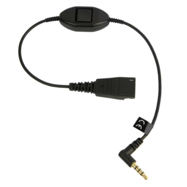 JABRA CAVO JABRA LINK 8800-00-103 PER MOBILE I-PHONE 6 6S QD A JACK 3.5 MM