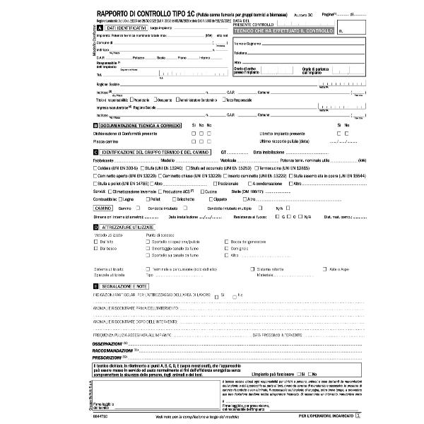 DATA UFFICIO Rapporto controllo effic. energetica