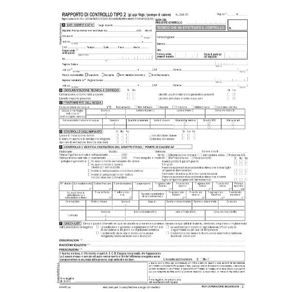 DATA UFFICIO Rapporto controllo effic. energetica