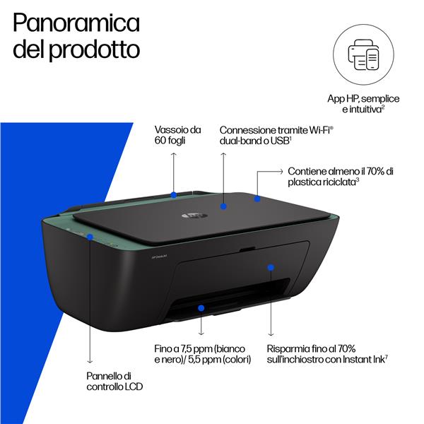 Stampante multifunzione HP DeskJet 2923 8