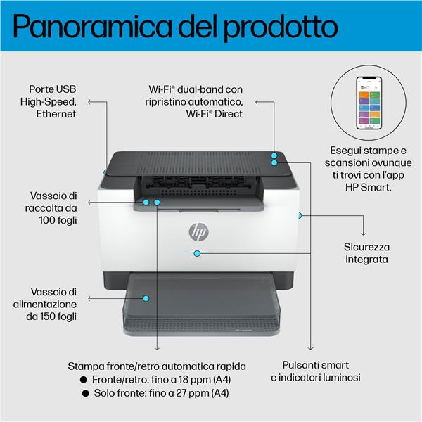 Stampante HP LaserJet M207dw 19