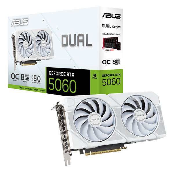 ASUS COMPONENTS DUAL-RTX5060-O8G-WHITE