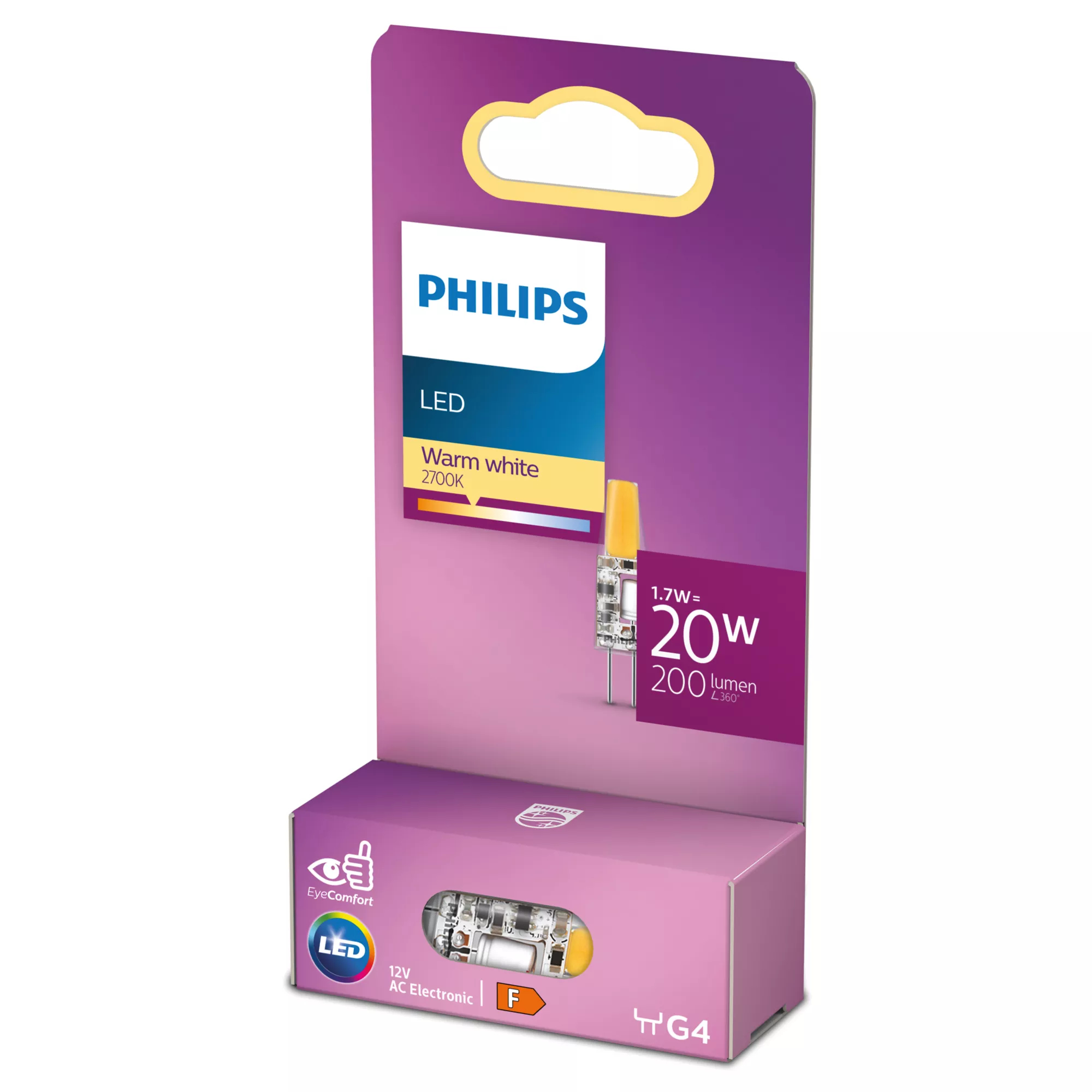 PHILIPS LIGHTING LED CAPSULE 12V  20W G4 3000K NONDI