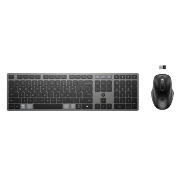 Kit Tastiera e Mouse wireless e Bluetooth dual-mode HP 725 (layout inglese) 2