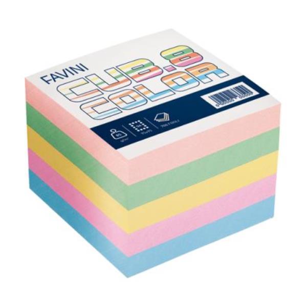 CARTOTECNICA FAVINI FOGLIETTI CUBOTTO SOFT COLORS