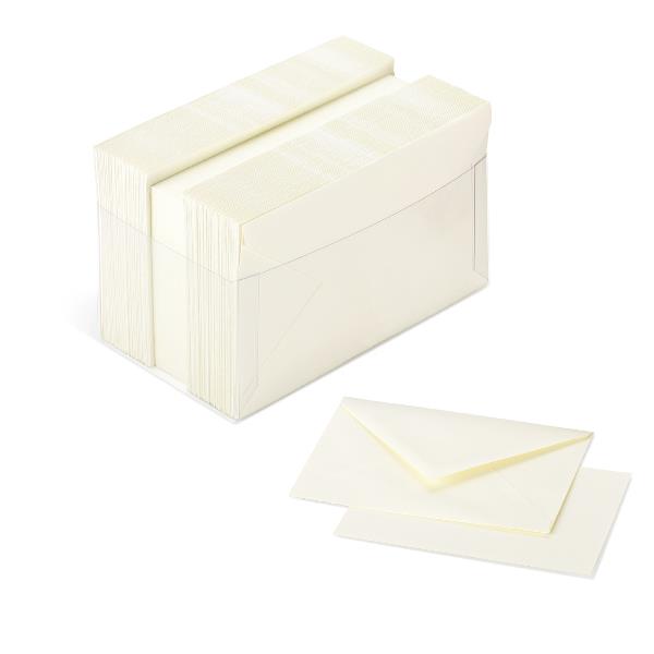 CARTOTECNICA FAVINI BUSTE + CARTONCINI - AVORIO - 9x14