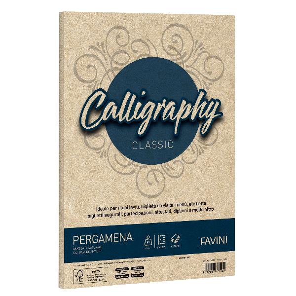 CALLIGRAPHY pergamena - Nocciola - 90g/m2 – 50 fogli 3