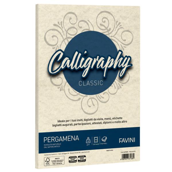 CALLIGRAPHY pergamena - Naturale- 190g/m2 - 250 fogli 2