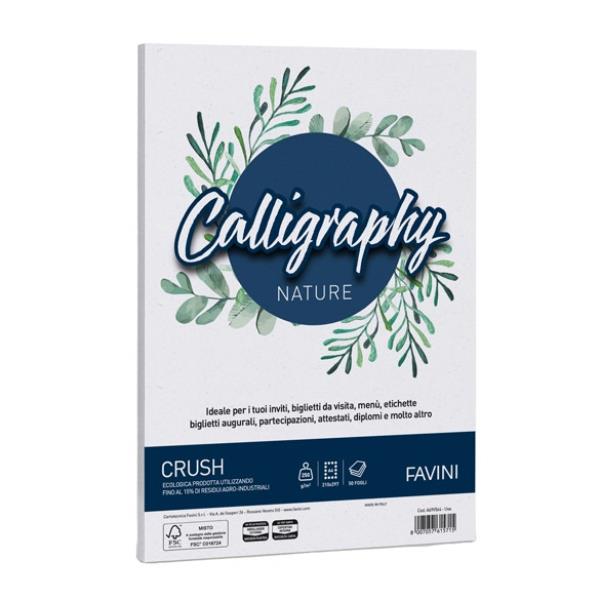 CARTOTECNICA FAVINI CALLIGRAPHY crush - uva - 250g/m2 - 50fogli