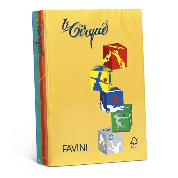 CARTOTECNICA FAVINI RISMA LE CIRQUE - A4 - 80g/m2 - 200 fogli