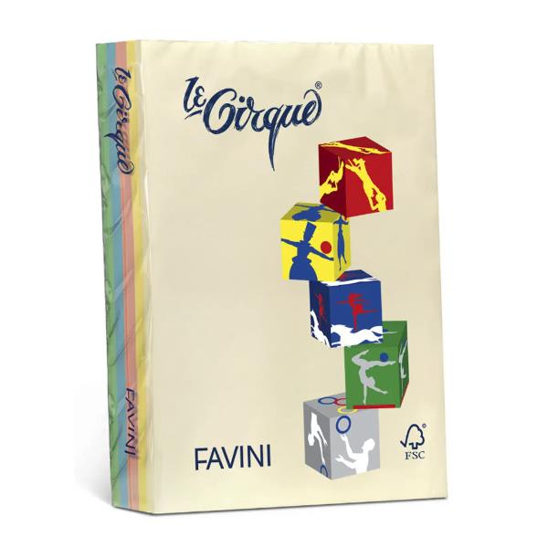 CARTOTECNICA FAVINI RISMA LE CIRQUE - A4 - 80g/m2 - 200 fogli