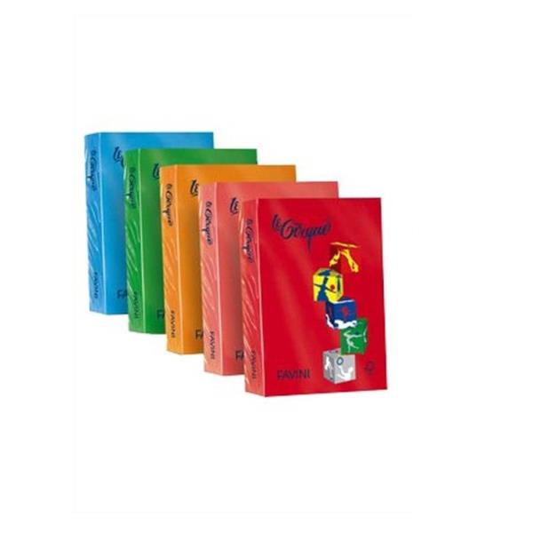 CARTOTECNICA FAVINI LE CIRQUE Forti - A3 Arancio Tropico - 160 g/m2 - 250 fogli
