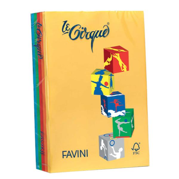 CARTOTECNICA FAVINI RISMA LE CIRQUE - A4 - 160g/m2 - 250 fogli