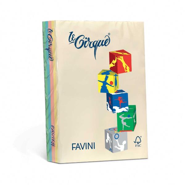 LE CIRQUE A4 160GR 250 FOGLI - COLORI TENUI e FORTI 2