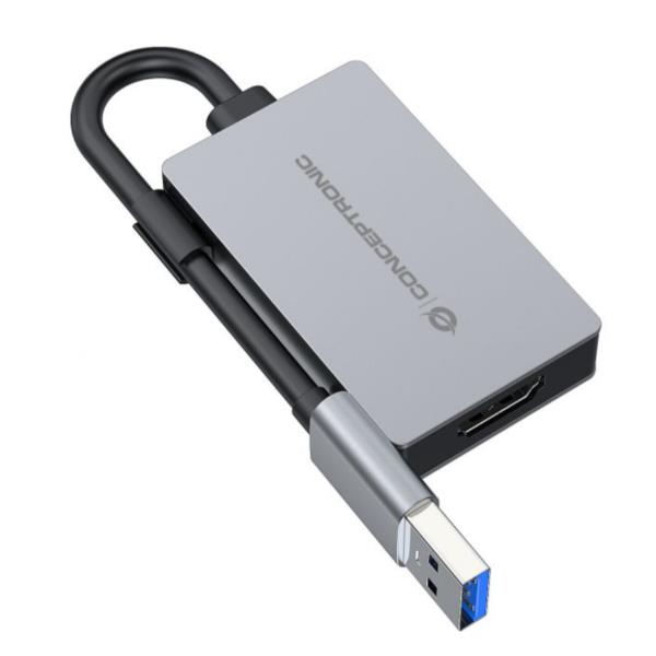 CONCEPTRONIC ADATTATORE da USB a HDMI 1.4, 1080P 60Hz